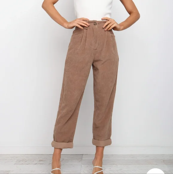 Petal & Pup Talaren Cord Pant Brown - Picture 3 of 8